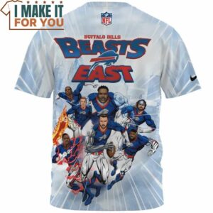 Buffalo Bills Beasts EAST 3D T Shirt 2