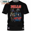 Buffalo Bills Horror Black 3D T-Shirt, Buffalo Bills Gifts That Are Sure to Impress