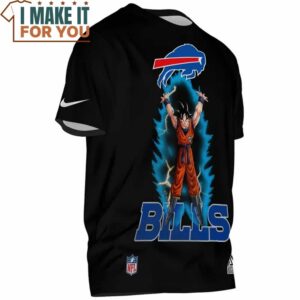 Buffalo Bills Goku Black T Shirt 2