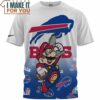 Buffalo Bills x Mario 3D T-Shirt, Buffalo Bills Gifts for Men