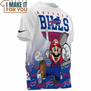 Buffalo Bills x Mario AOP T Shirt 3