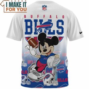 Buffalo Bills x Mickey NFL Champion AOP T Shirt 2