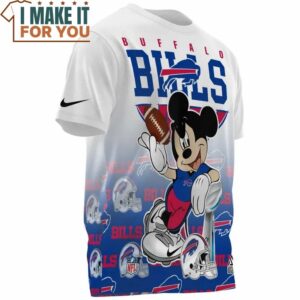 Buffalo Bills x Mickey NFL Champion AOP T Shirt 3