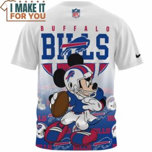 Buffalo Bills x Mickey Play Football AOP T Shirt 2