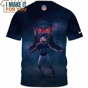 Tremaine Edmunds x Buffalo Bills AOP T Shirt 2