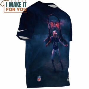 Tremaine Edmunds x Buffalo Bills AOP T Shirt 3