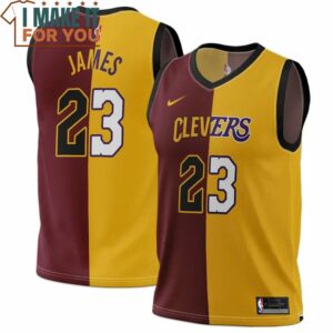 Lebron James 23 Clevers Red Yellow Jersey, LeBron James Gift Ideas for Holidays Lebron James 23 Clevers Red Yellow Jersey, LeBron James Gift Ideas for Holidays