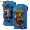 Lebron James 23 King of Lakers Blue 3D Jersey, LeBron James Gift Ideas for Holidays