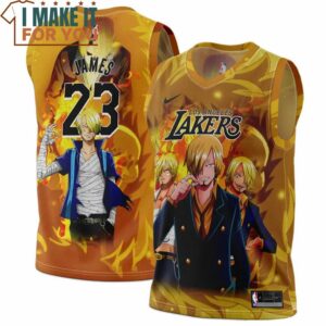 Lebron James 23 Laker x Sanj One Piece Fullprinted jersey, LeBron James Gifts for Men Lebron James 23 Laker x Sanj One Piece Fullprinted jersey, LeBron James Gifts for Men