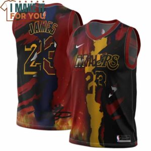 Lebron James 23 Malers AOP Cool Jersey, LeBron James Gifts for Men Lebron James 23 Malers AOP Cool Jersey, LeBron James Gifts for Men