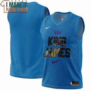 Lebron James King James Nike Blue Jersey, Best LeBron James Gifts for Any Occasion