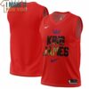 Lebron James King James Nike Red Jersey, Best LeBron James Gifts for Any Occasion