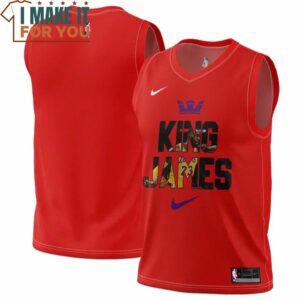 Lebron James King James Nike Red Jersey, Best LeBron James Gifts for Any Occasion