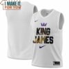 Lebron James King James Nike White Jersey, Best LeBron James Gifts for Any Occasion