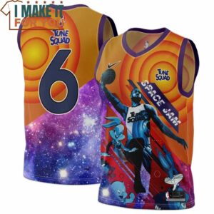 Lebron James x Tune Squad AOP Jersey, Gifts for LeBron James Fans