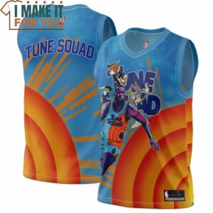 Lebron James x Tune Squad Fullprinted Nike Jersey, Gifts for LeBron James Fans