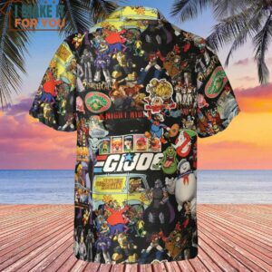 80s Cartoon Pattern Hawaiian Shirt 3