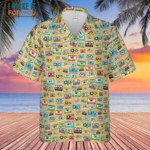 80s Playlist Pattern Hawaiian Shirt 2