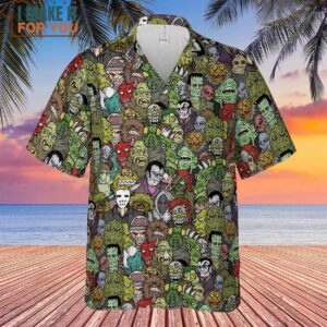 All The Monsters Are Here Hawaiian Shirt 2