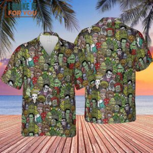 All The Monsters Are Here Hawaiian Shirt 4