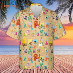 Apartment Windows Sesame Street Characters Hawaiian Shirt Unique and Eye Catching Hawaiian Shirts 2