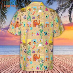 Apartment Windows Sesame Street Characters Hawaiian Shirt Unique and Eye Catching Hawaiian Shirts 3