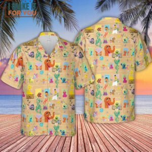 Apartment Windows Sesame Street Characters Hawaiian Shirt Unique and Eye Catching Hawaiian Shirts 4