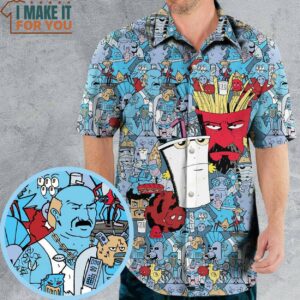 Aqua Teen Hunger Force Hawaiian Shirt Unique and Eye Catching Hawaiian Shirts 4