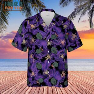 Alien Facehugger Ovomorph Hawaiian Shirt 2 2