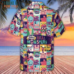 Aaahh!!! Real Monsters Characters Pattern Hawaiian Shirt 3 1