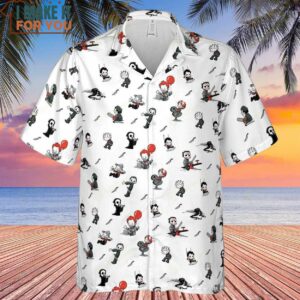 Baby Horror Characters Pattern Hawaiian Shirt 2