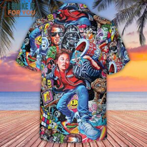 Back To The 80s Pop Culture 80s Movies Characters Hawaiian Shirt Unique and Eye Catching Hawaiian Shirts 3