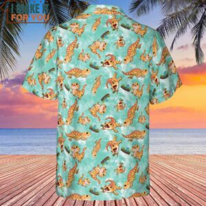 Bearded Dragon Pattern Hawaiian Shirt 3