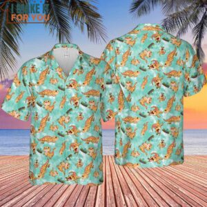 Bearded Dragon Pattern Hawaiian Shirt 4