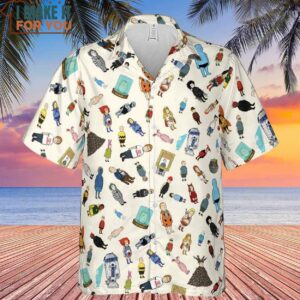 Bobby Hill King Of The Hill Pattern Hawaiian Shirt 2 1