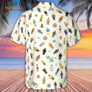 Breaking Bad in Pixels Pattern Hawaiian Shirt 3