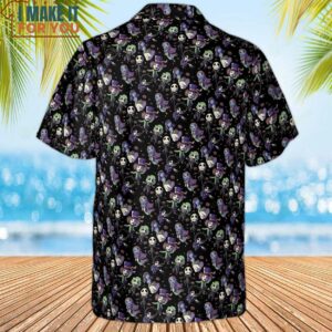 Buttons Characters Halloween Pattern Hawaiian Shirt 3