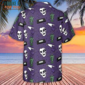 Captain Howdy The Exorcist Pattern Hawaiian Shirt 3