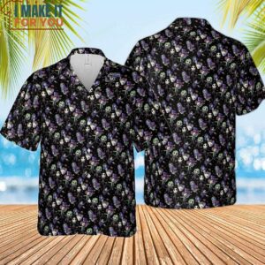 Buttons Characters Halloween Pattern Hawaiian Shirt 4