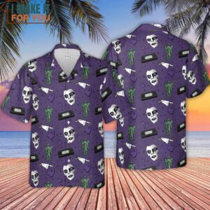 Captain Howdy The Exorcist Pattern Hawaiian Shirt 4