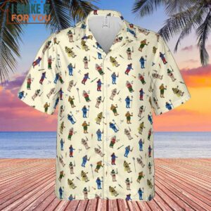 Carl In Masters Of The Universe Pattern Hawaiian Shirt 2