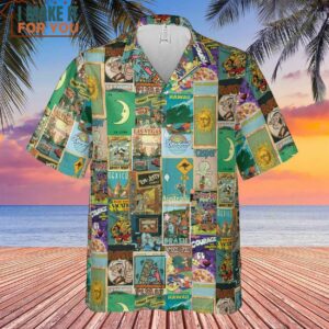 Cartoon Movie Posters in Vintage style Hawaiian Shirt 2