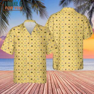 Cat DND Classes Pattern Hawaiian Shirt 4