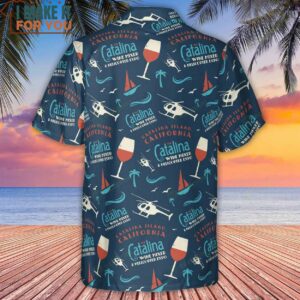 Catalina Wine Mixer Pattern Hawaiian Shirt 3