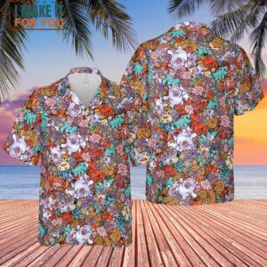 Chibi Dungeons and Dragons Monsters Hawaiian Shirt 2