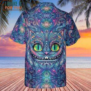 Cheshire Cat Alice In Wonderland Hawaiian Shirt 3