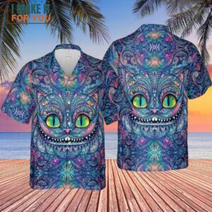 Cheshire Cat Alice In Wonderland Hawaiian Shirt 4