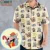 Chuck E. Cheese Pattern Hawaiian Shirt, Unique Hawaiian Shirts for Men