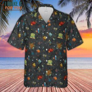 Class Dices DND Pattern Hawaiian Shirt 2
