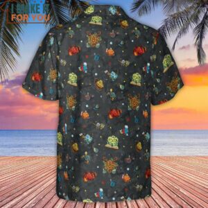 Class Dices DND Pattern Hawaiian Shirt 3